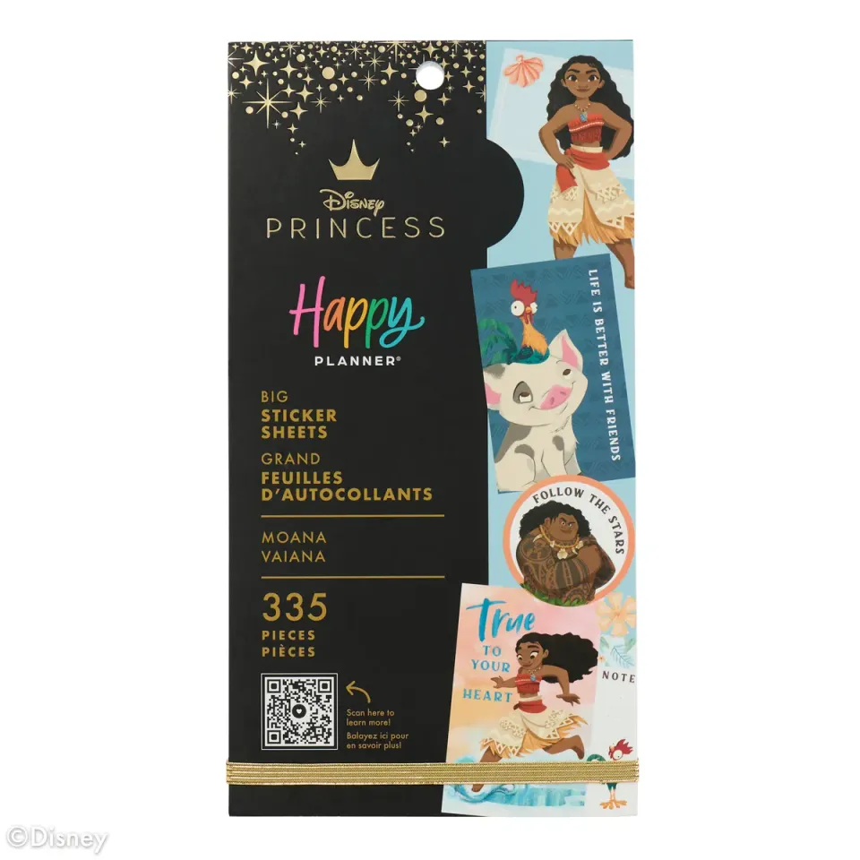 Happy Planner Disney Moana stickers big 335 pièces tropical
