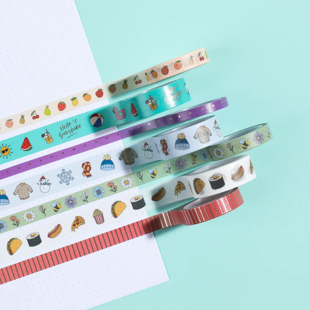 Happy Planner All the Things washi tape 7 rouleaux
