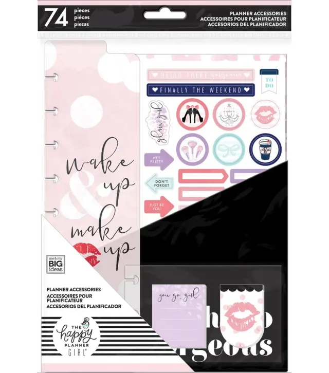 Happy Planner Glam Girl Classic pack accessoires pochette