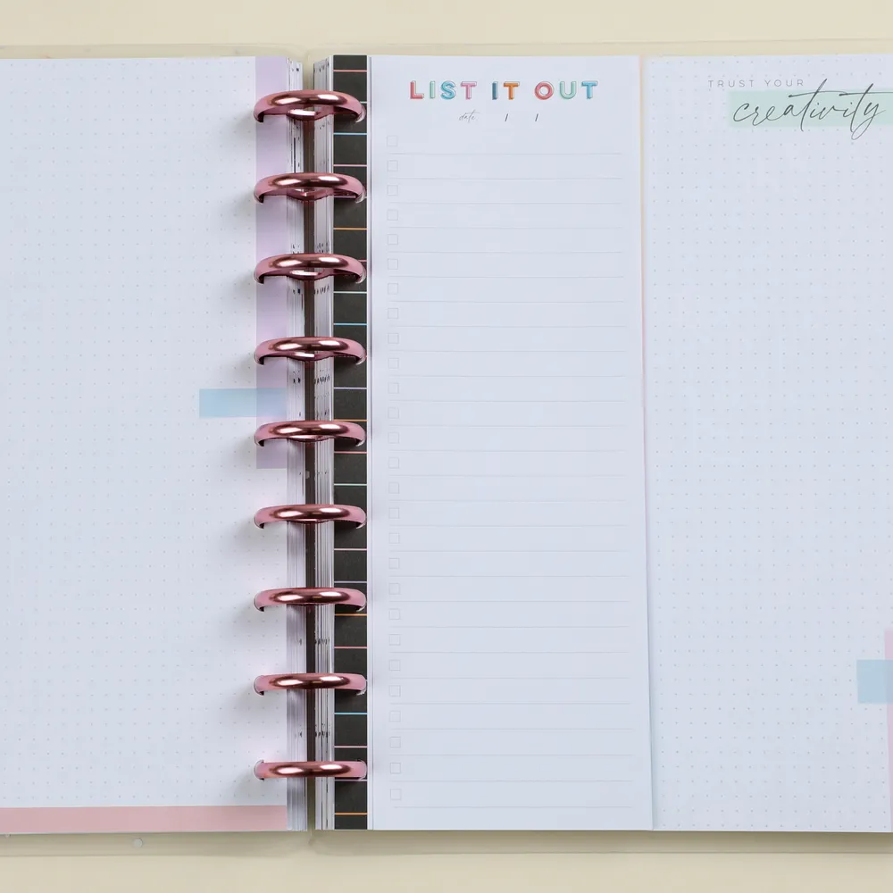 Happy Planner Rainbow Brights Classic kit accessoires 151 pièces