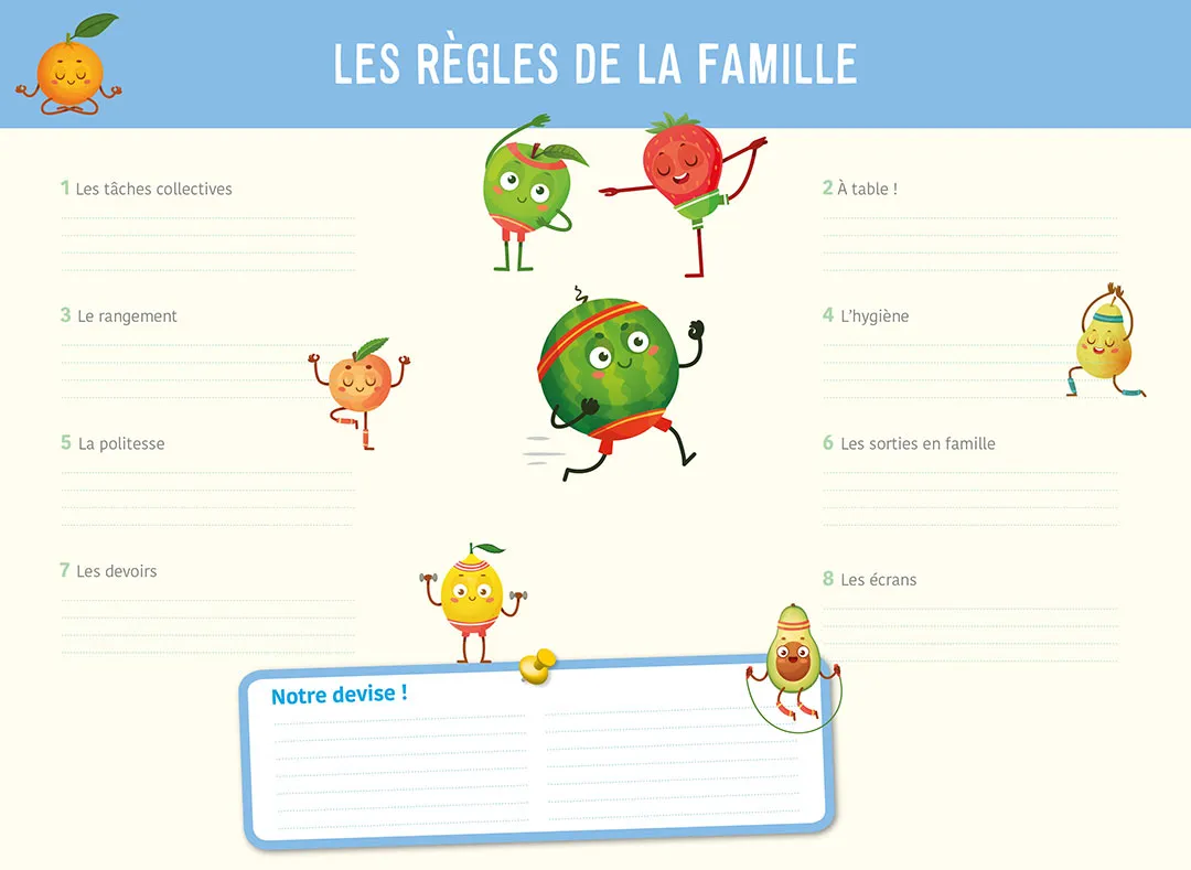 Frigobloc Mensuel Photos à personnaliser calendrier familial sept 2022-déc 2023