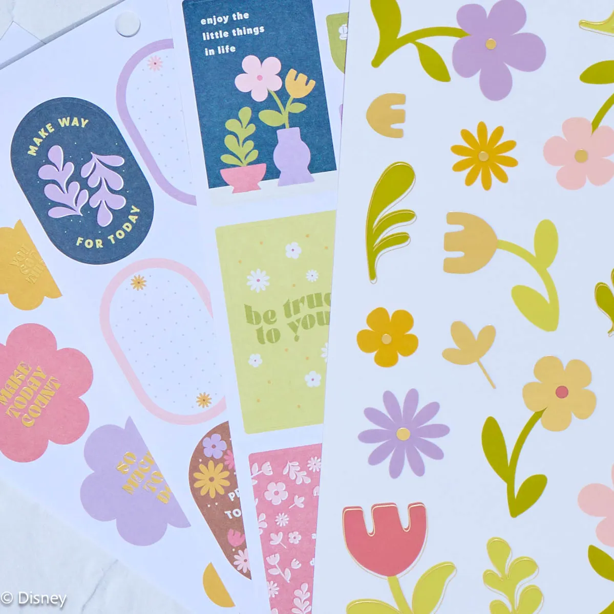 Happy Planner Sunny Picnic Student autocollants 770 pcs floral