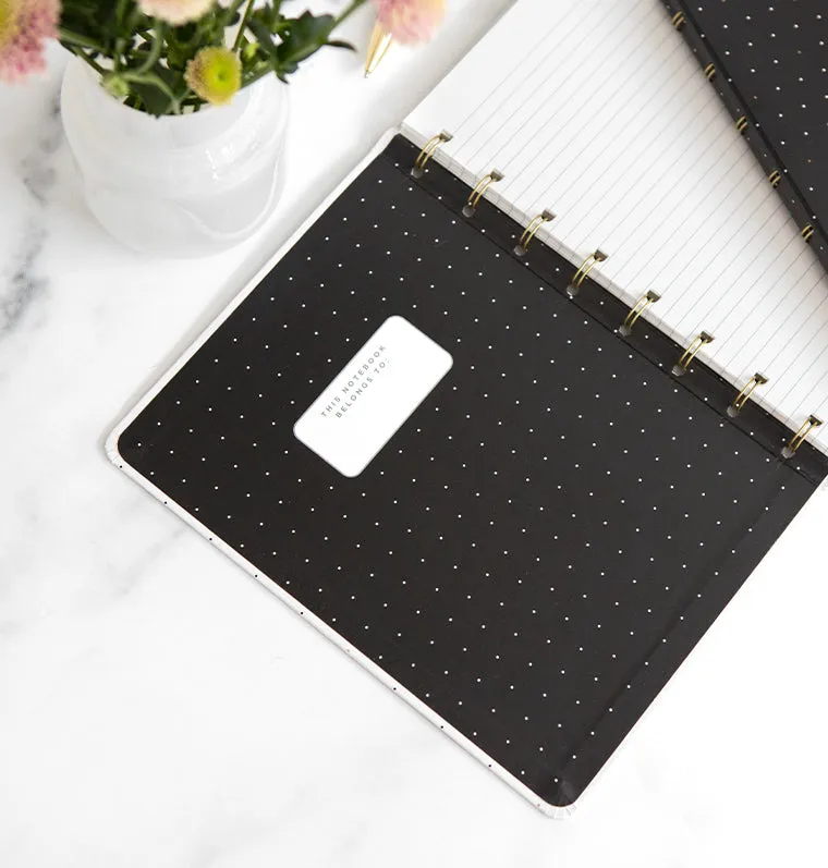 Filofax Moonlight carnet A5 Blanc spirale rechargeable