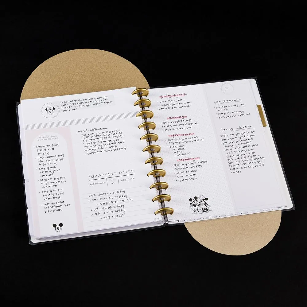 Happy Planner Disney Mickey Minnie recharge Big 40 feuilles