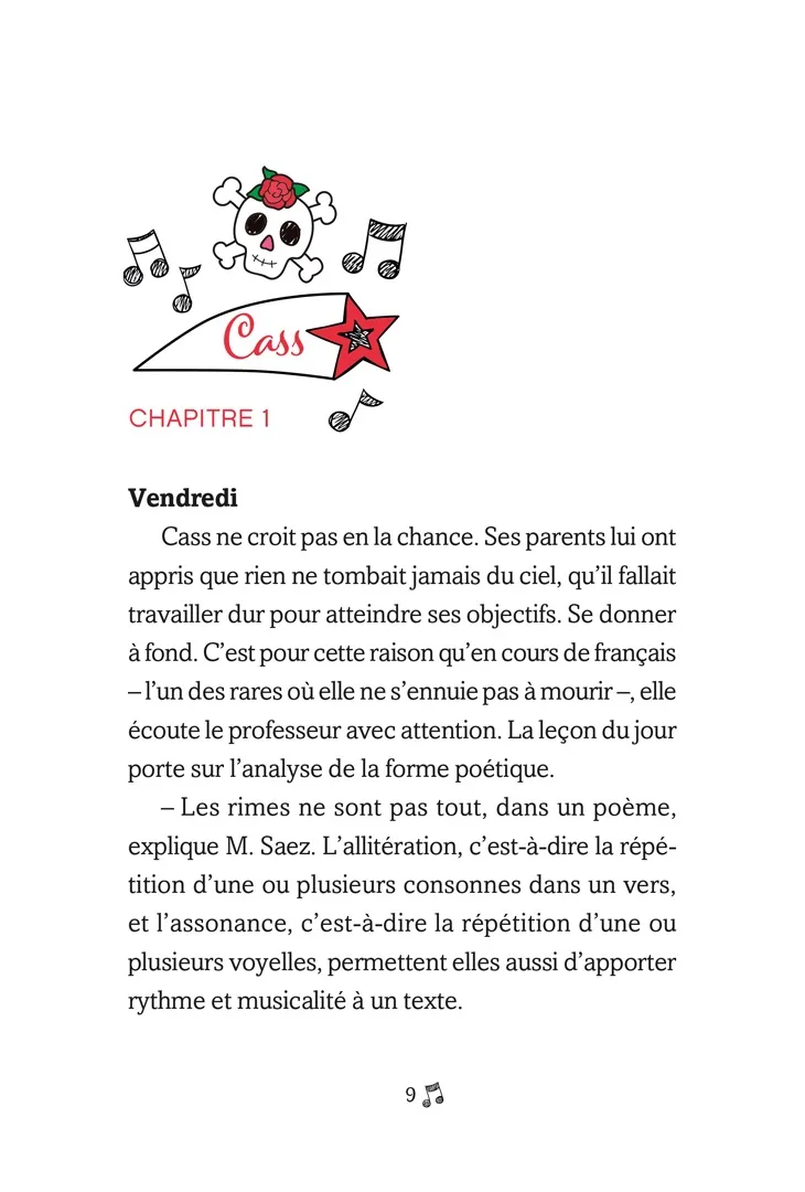 Frigobloc Coeur de Pop Trois filles à Paris Tome 3 roman 8-12 ans
