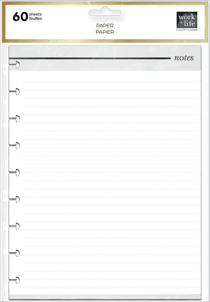 Work Life Metropolitan recharge papier Classic 60 pointillé