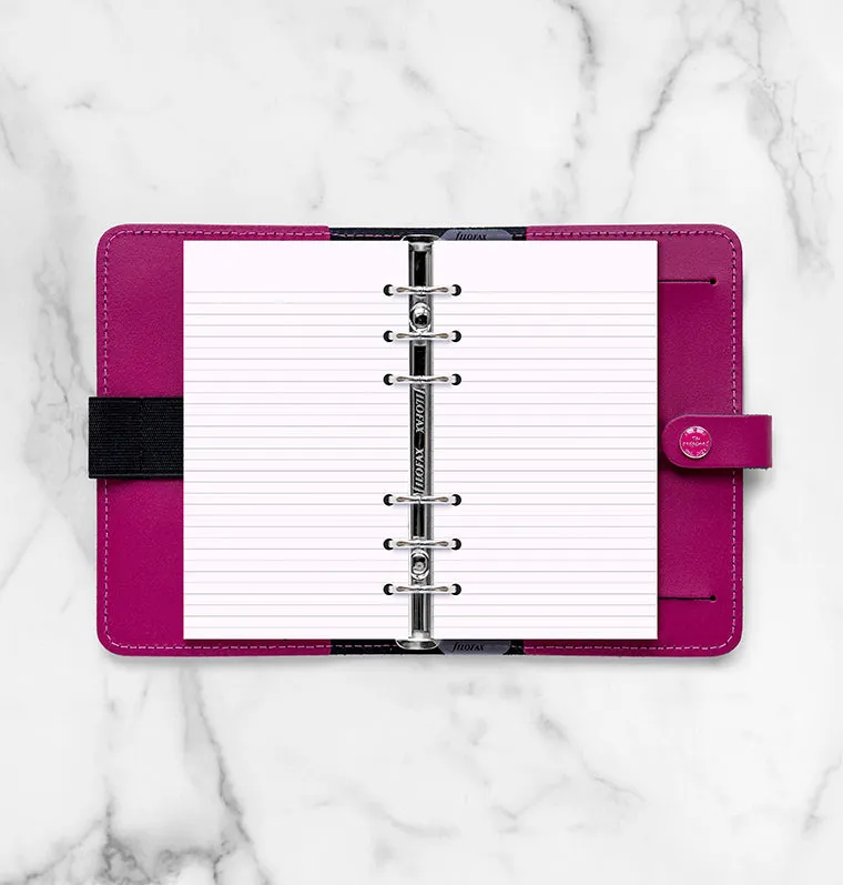 Filofax recharge papier ligné lavande Personal 30 feuilles