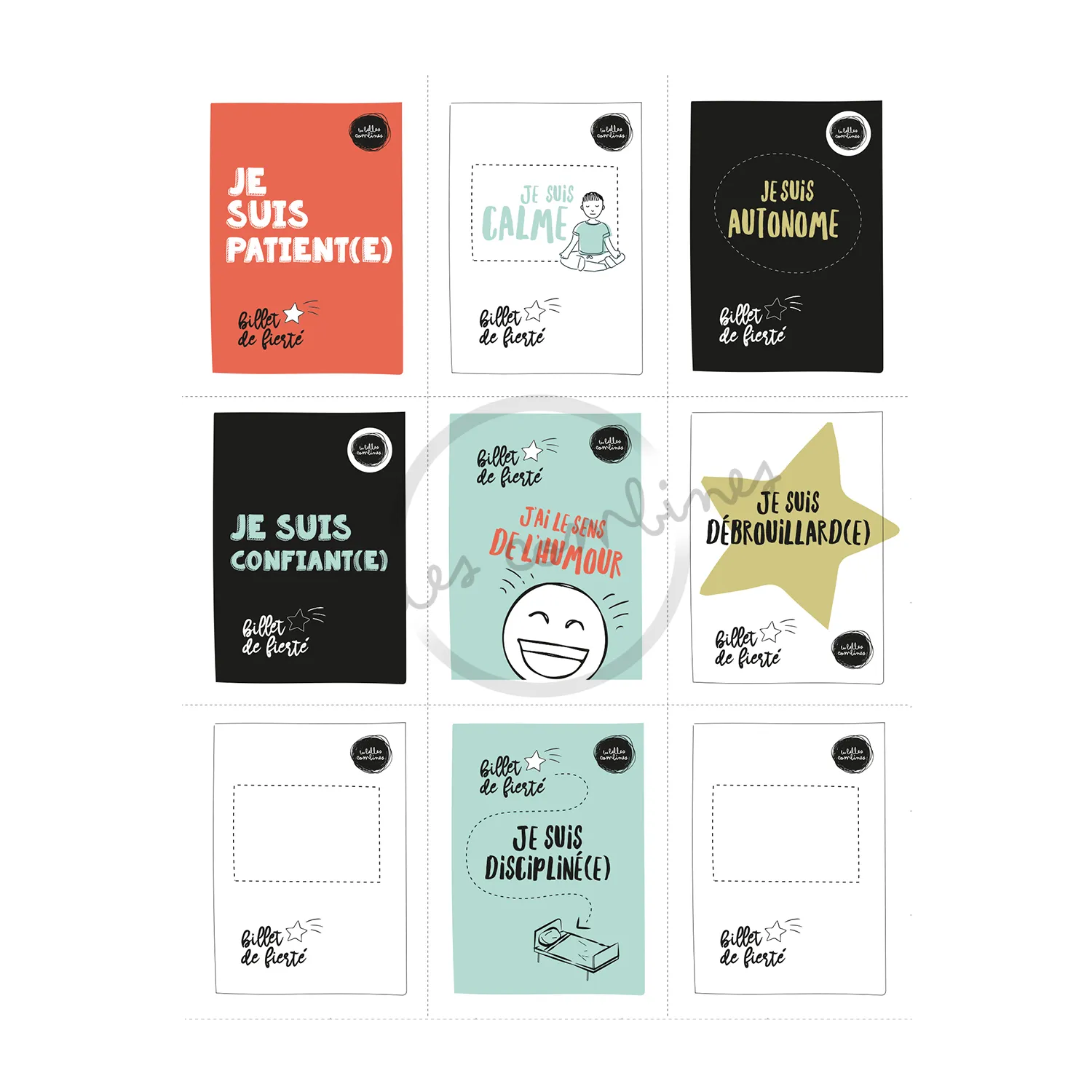 Les Belles Combines Petites Combines Pochette à estime billets français