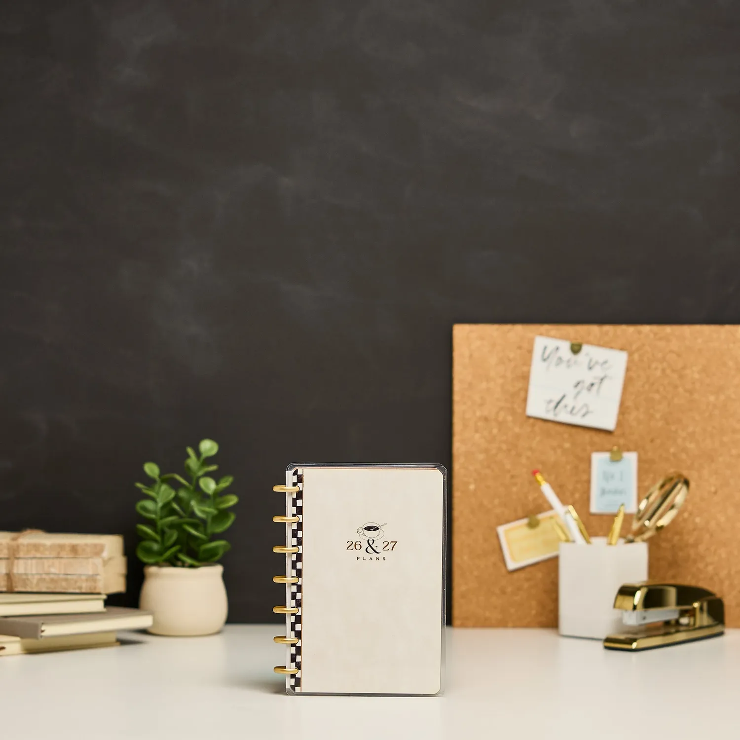 Happy Planner Chalkboard agenda Mini 2026-2027 dashboard
