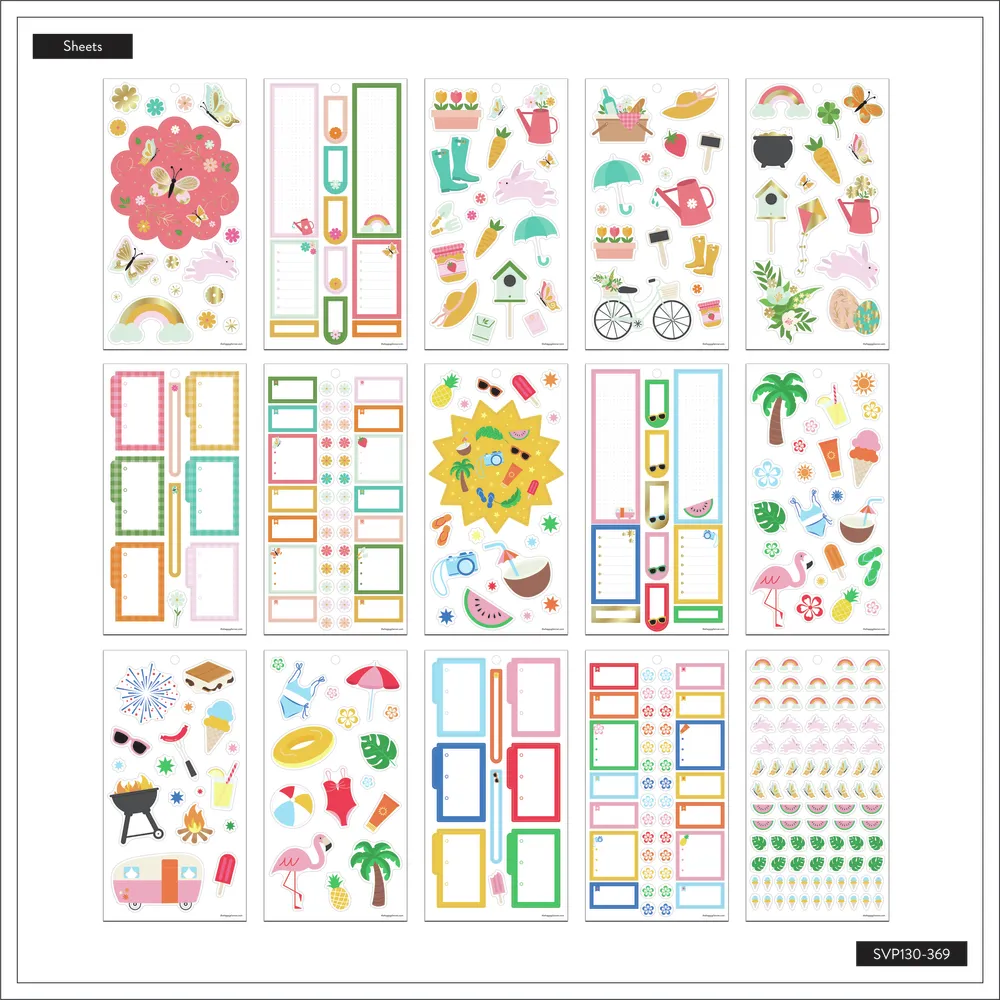 Happy Planner Everyday Seasonal stickers value pack 690 saisons