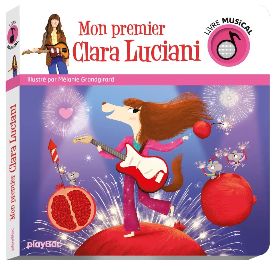 Frigobloc Mon premier Clara Luciani livre musical 5 titres