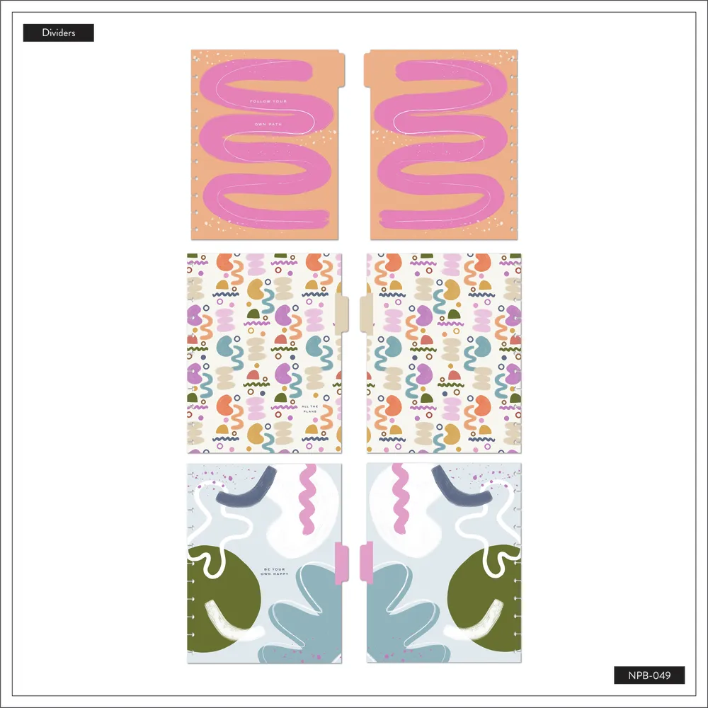 Happy Planner Canyon Modern Big carnet pointillés lignés 60 feuilles