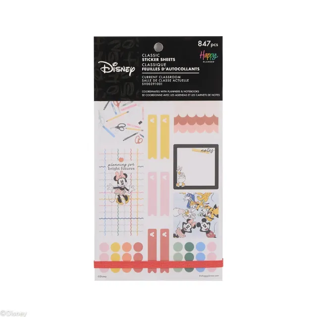 Happy Planner Disney Mickey & Friends stickers Value Pack 847 pcs