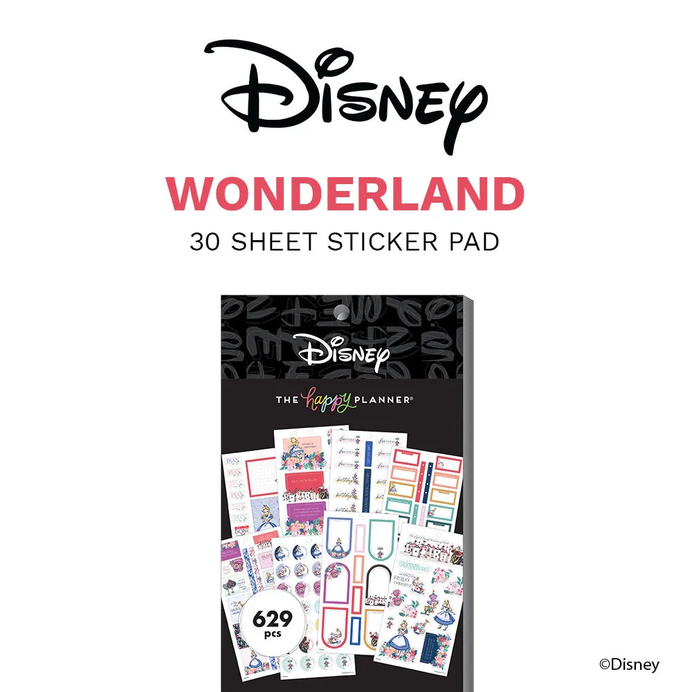 Happy Planner Disney Alice stickers féeriques 629 pièces