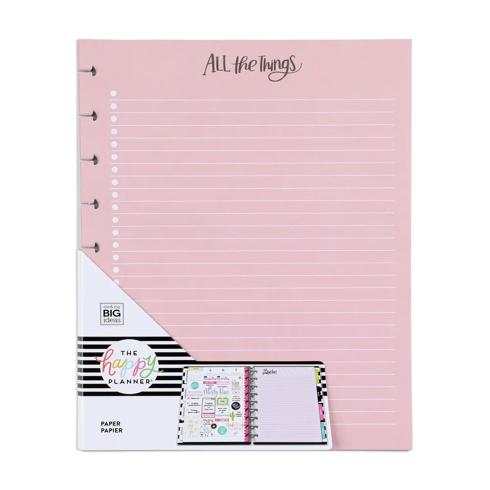 Happy Planner Happy Notes Classic papier recharge 40 feuilles