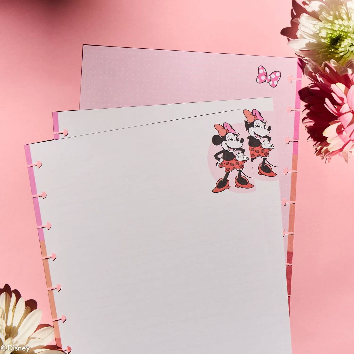 Happy Planner Minnie Bow Happy recharge agenda Classic 40 feuilles pointillés