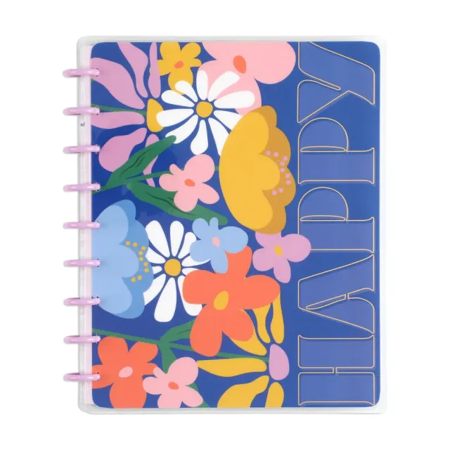 Happy Planner Fun Fleurs carnet pointillé Classic 60 feuilles