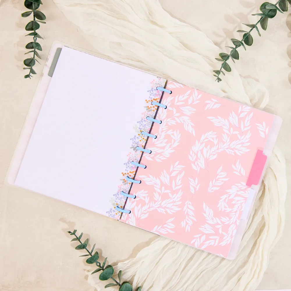 Happy Planner Soft Florals carnet Classic 60 feuilles ligné pointillé