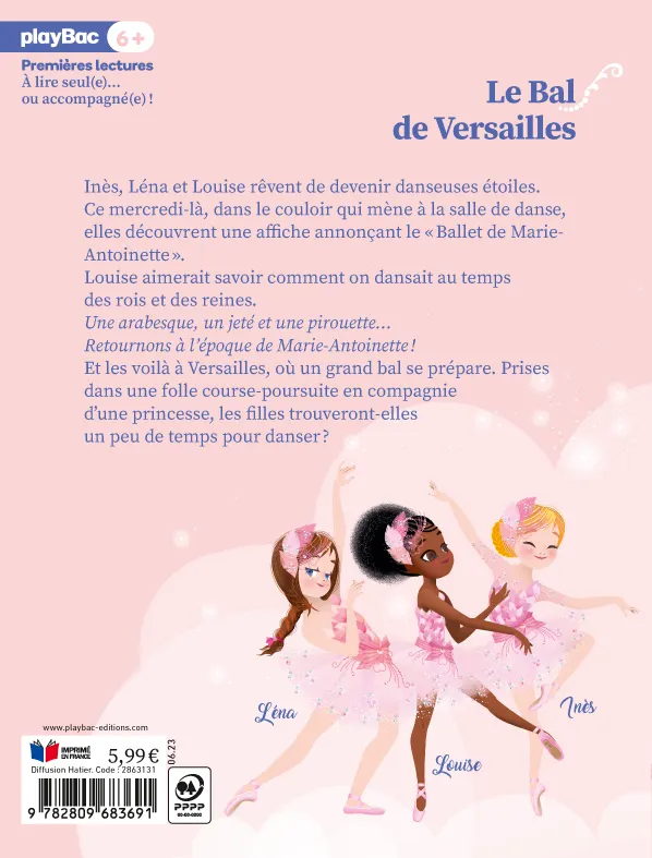 Frigobloc Une deux trois Danseuses Tome 13 roman Versailles