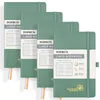 Poprun CH127L carnet ligné A5 vert lot 4 papier épais