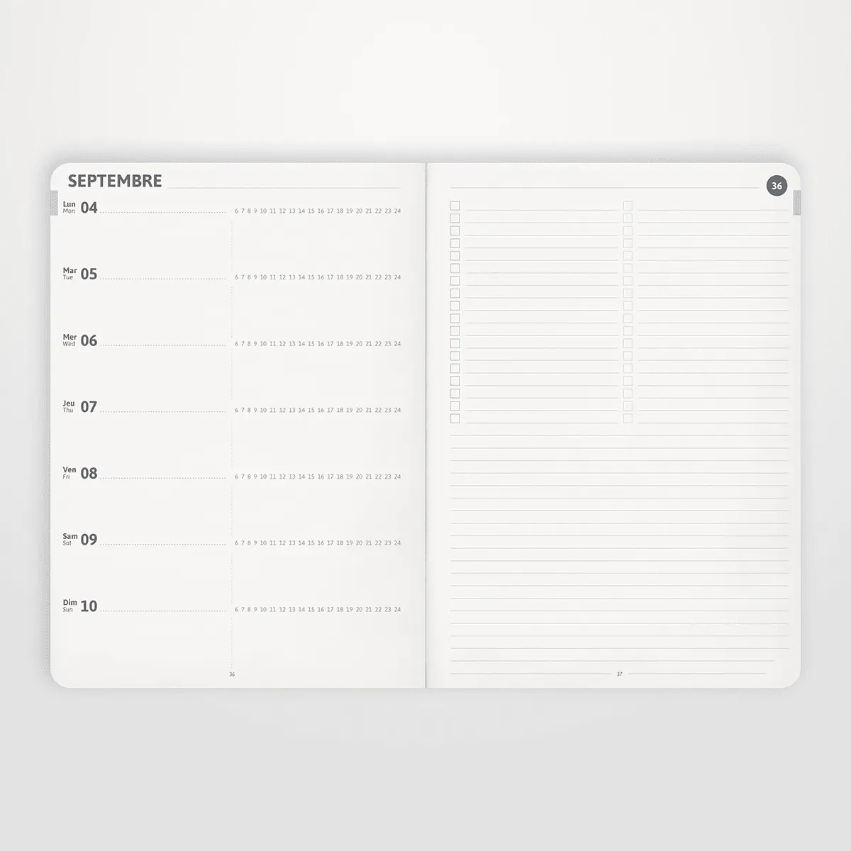 My365 SIMPLE Semaine 2026/2027 agenda semainier A5 souple