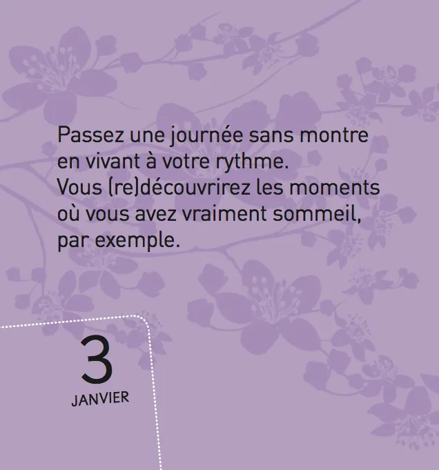 Frigobloc 365 Idées positives mini calendrier positif