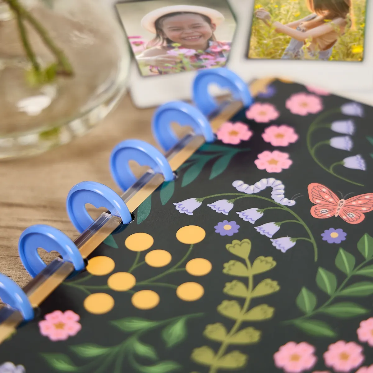 Happy Planner Midnight Meadow carnet classic 60 feuilles pointillé