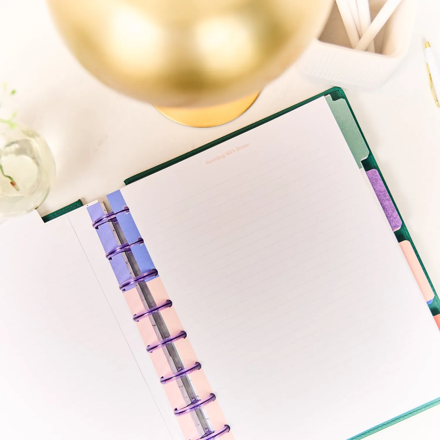 Happy Planner Current Mood recharge papier ligné classic 40 feuilles