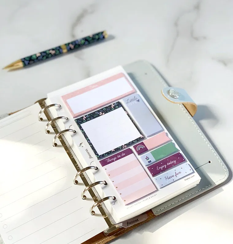Filofax Garden Sticky Notes bloc autocollant couleurs