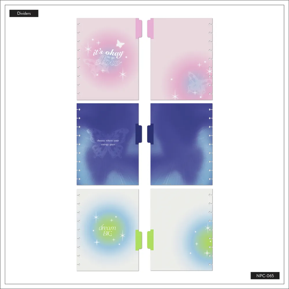 Happy Planner Trust Universe carnet Classic pages blanches uni