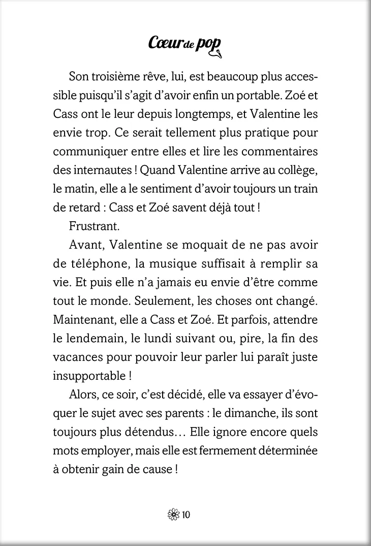 Coeur de Pop Une choré d'enfer Tome 5 livre 8-12 ans