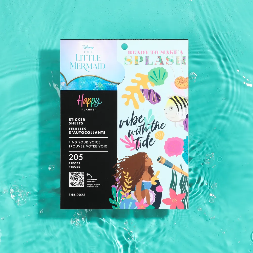Happy Planner Disney Ariel coffret Be Happy Box Find Your Voice