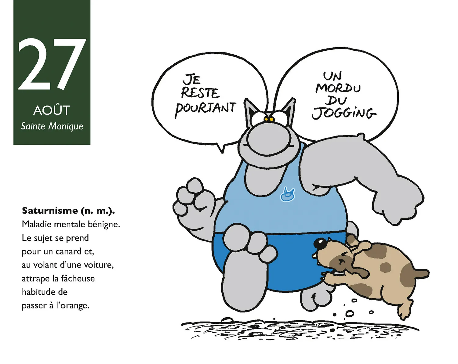 Frigobloc Les 365 jours du Chat Tome 2 calendrier humour