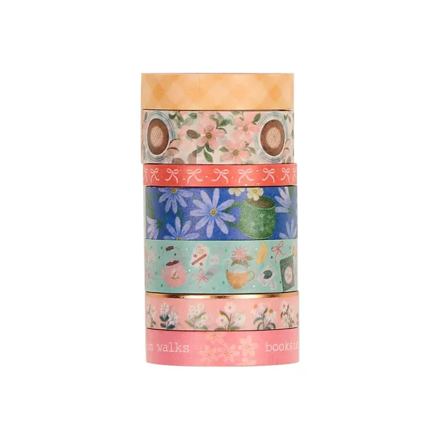 Happy Planner Petal Press washi tape fleurs lot 7 rouleaux