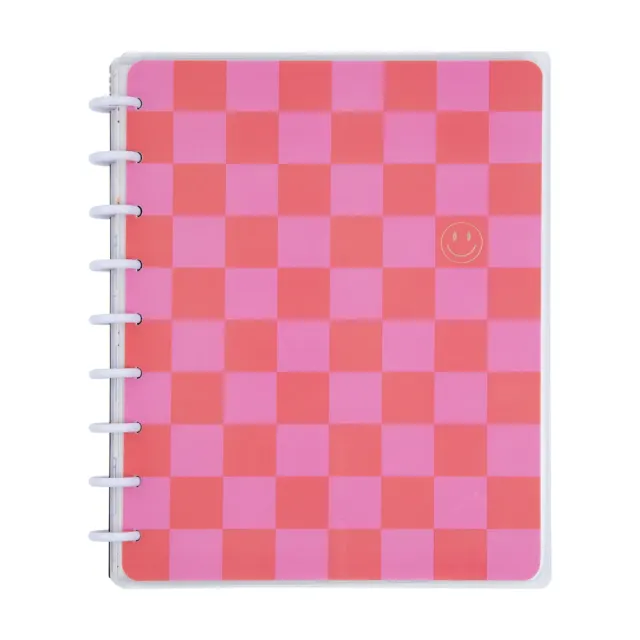 Happy Planner Checkered Brights Classic carnet 60 feuilles ligné pointillé