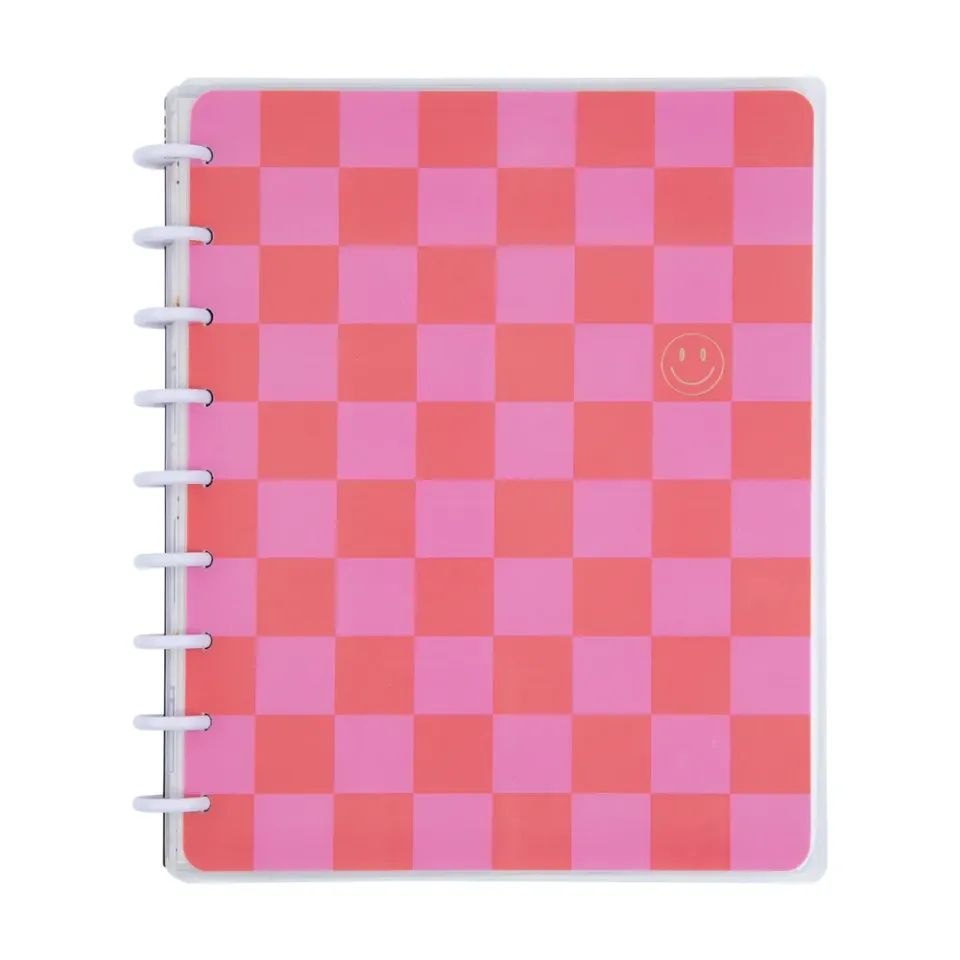 Happy Planner Checkered Brights Classic carnet 60 feuilles ligné pointillé