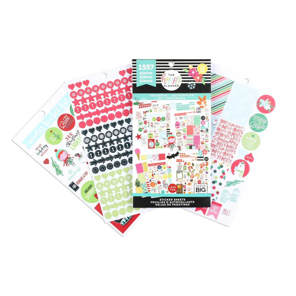 Happy Planner Seasonal value pack stickers 1557 autocollants
