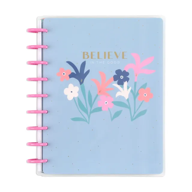 Happy Planner Bold Blossoms journal guidé Classic foi 80 feuilles