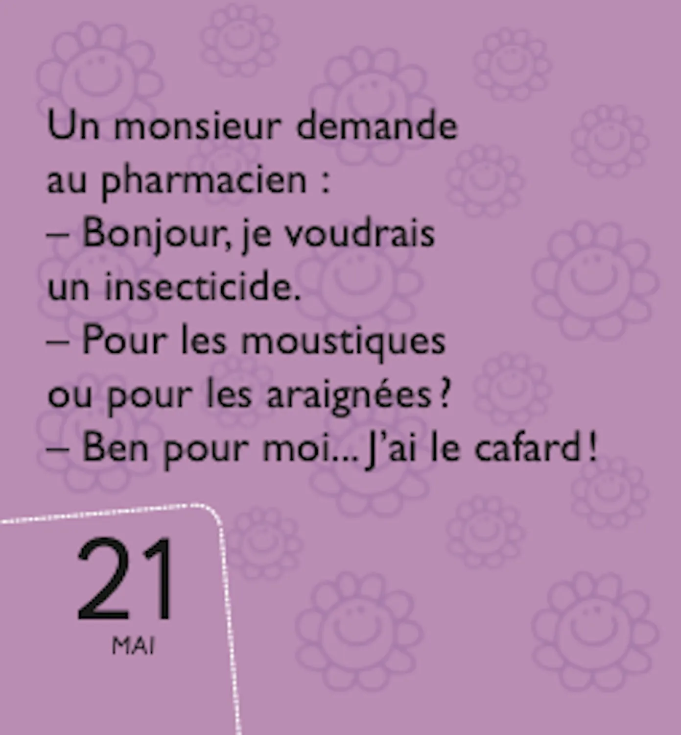 Frigobloc Mini 365 blagues poilantes mini calendrier enfant