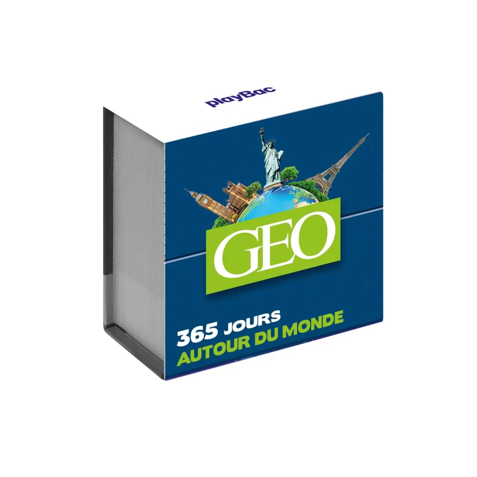 Frigobloc Géo 365 jours autour du monde mini calendrier photos