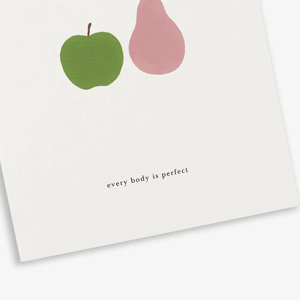 Kartotek Apple and Pear carte de vœux avec enveloppe