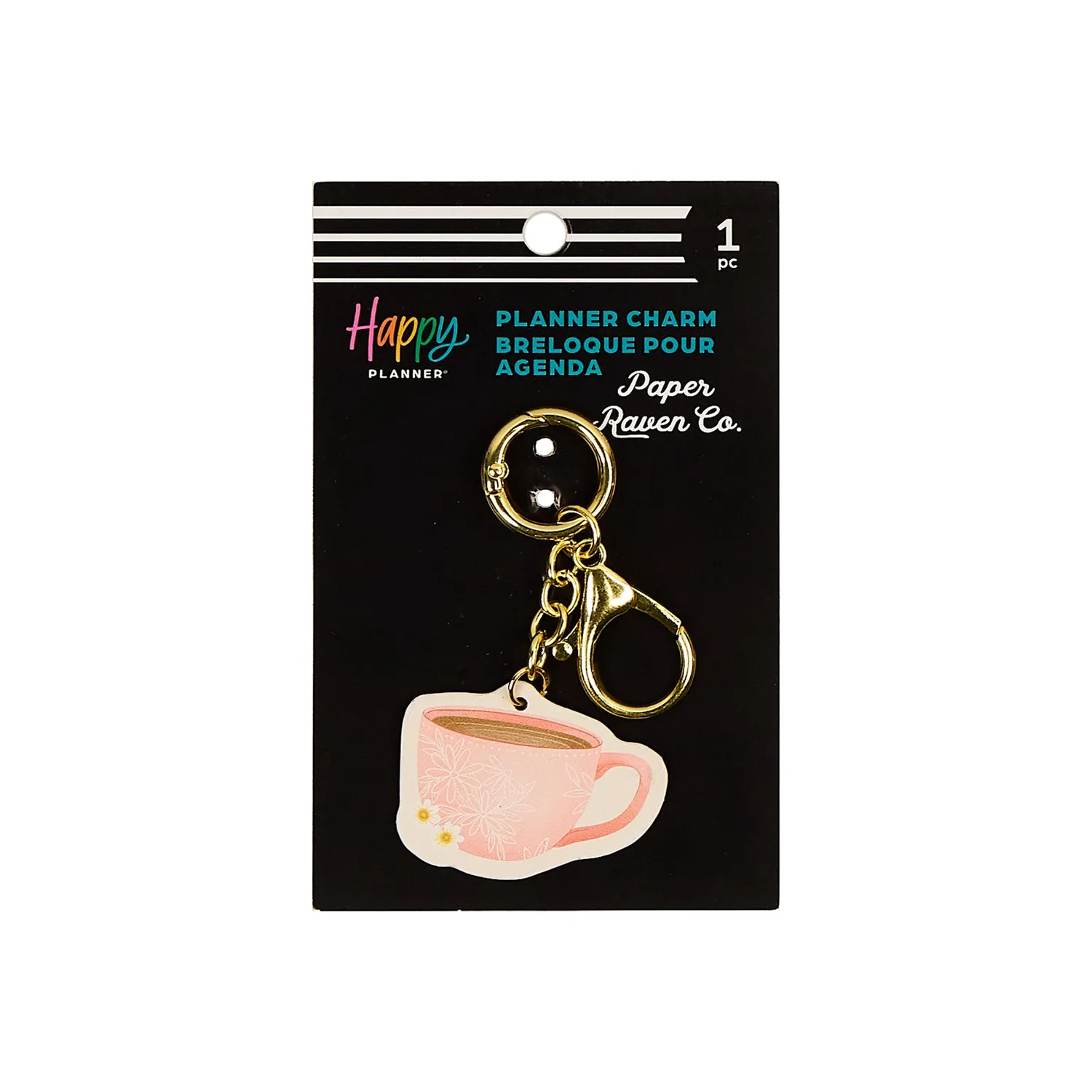 Happy Planner Coffee Cup breloque tasse similicuir