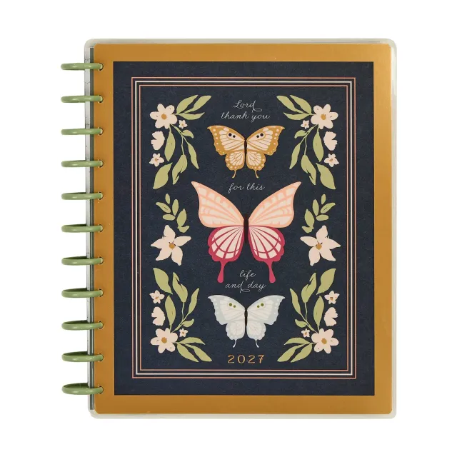 Happy Planner Wildflower Daydream agenda Big Faith 2027 12 mois