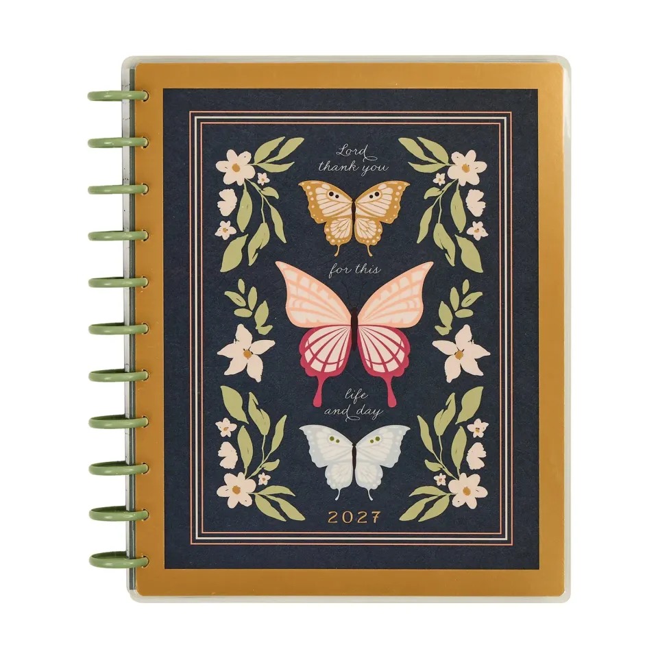 Happy Planner Wildflower Daydream agenda Big Faith 2027 12 mois