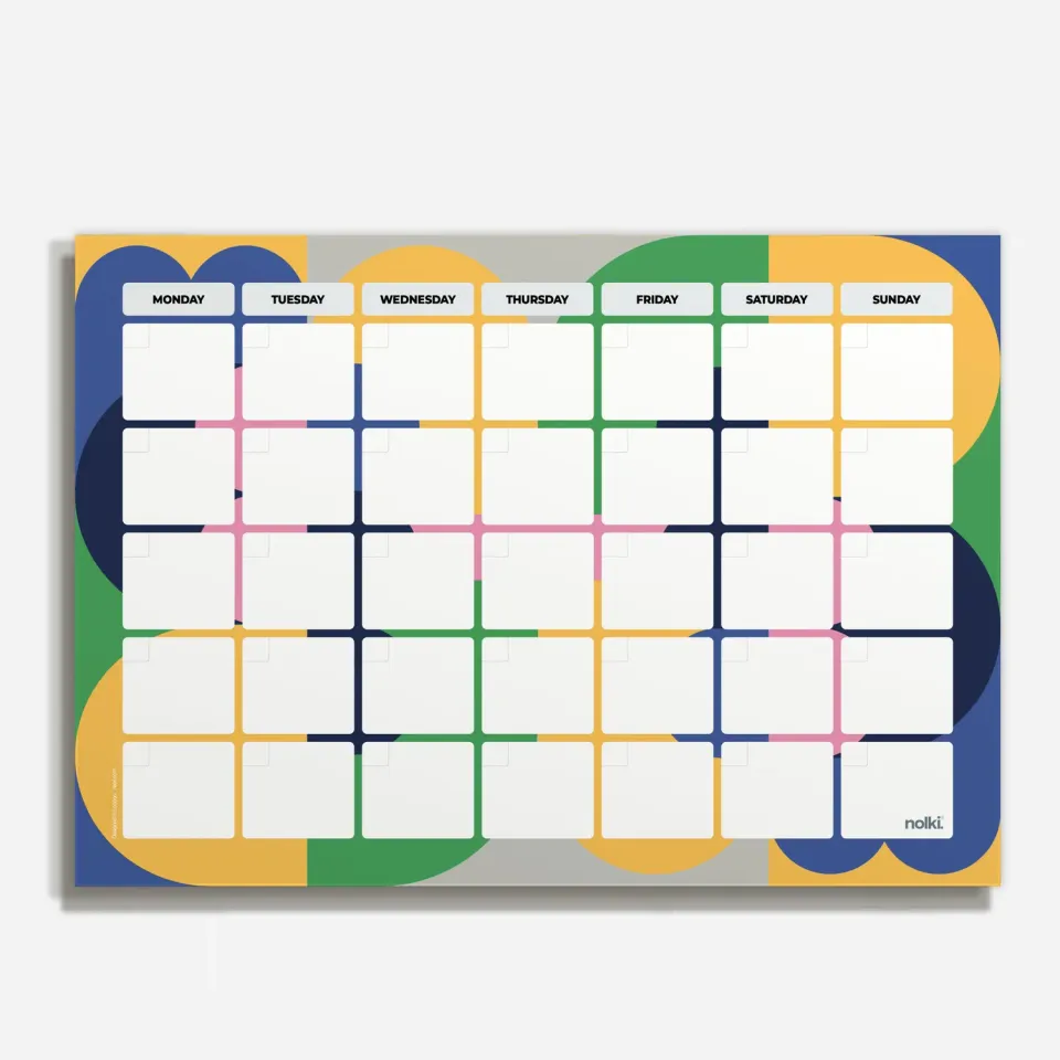 Nolki Nina agenda de bureau A4 50 feuilles motifs