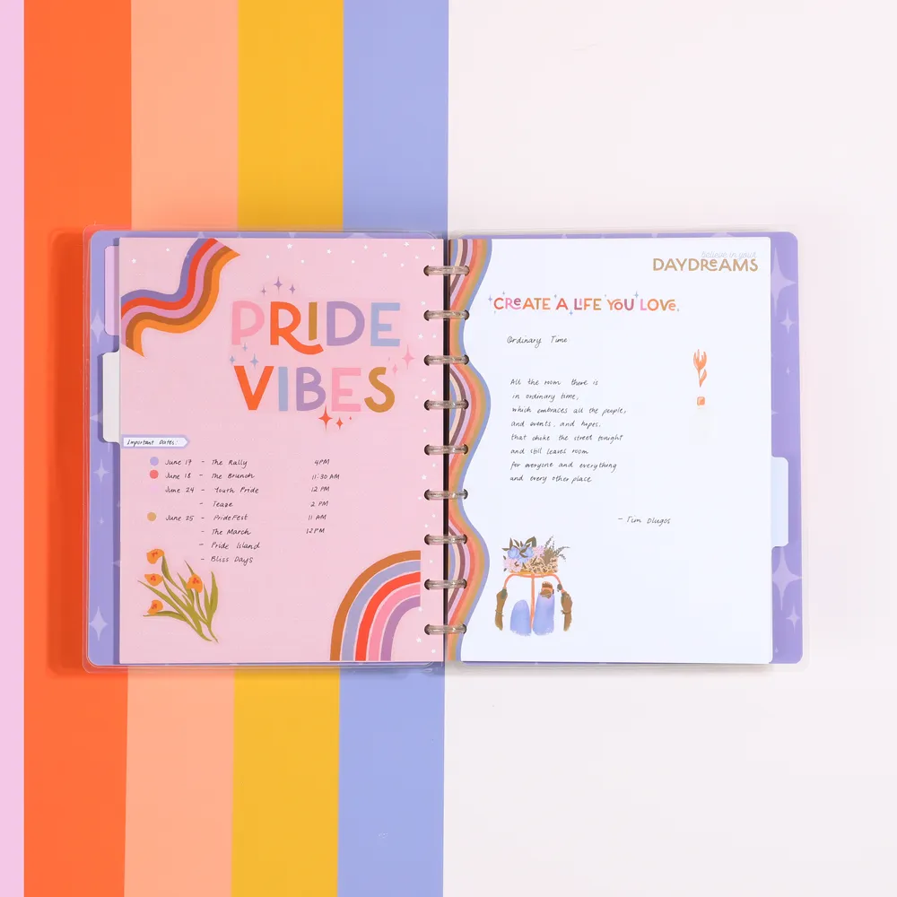 Happy Planner Love is Love carnet pointillé Classic 60