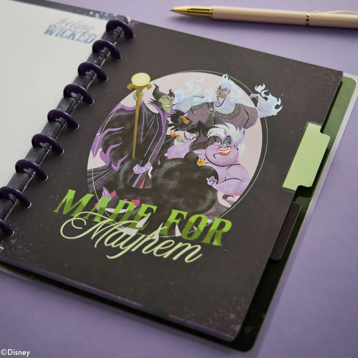 Happy Planner Disney Villains carnet pointillé 60 feuilles