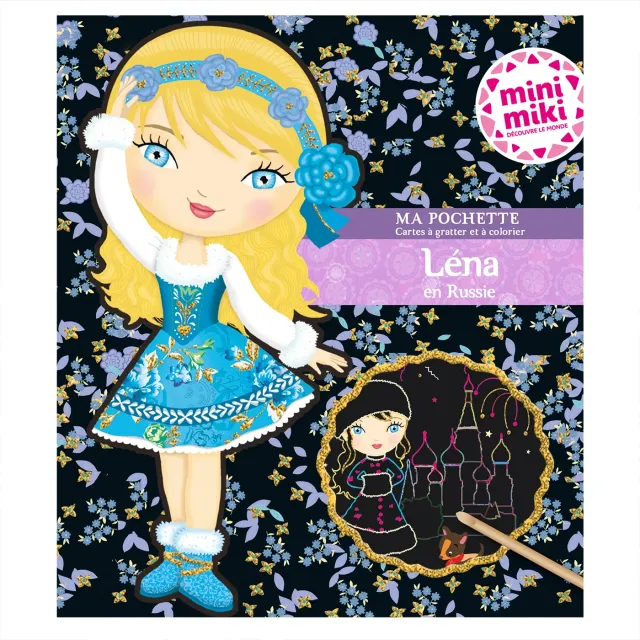 Frigobloc Minimiki Lena en Russie cartes à gratter coloriages