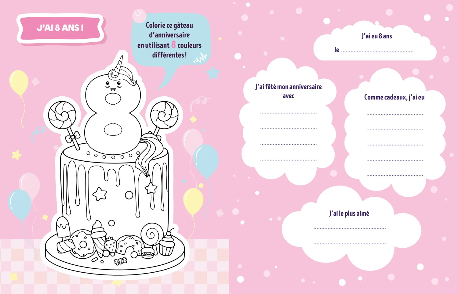 Frigobloc Journal secret de mes 8 ans journal intime cadenas