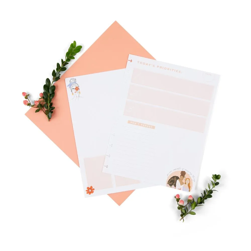 Happy Planner Spoonful of Faith Big recharge agenda 40 feuilles priorités